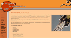 Desktop Screenshot of michaellewisinstruments.com